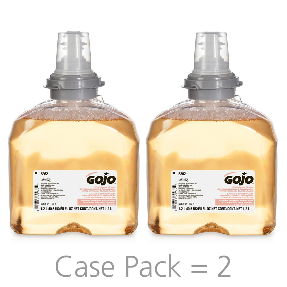 GOJO TFX foam texture closeup showing rich lather for efficient cleaning