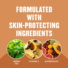 Gold Bond face application during skincare routine for even tone