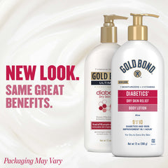 Gold Bond texture close-up showing lotion consistency and fast-absorbing benefit