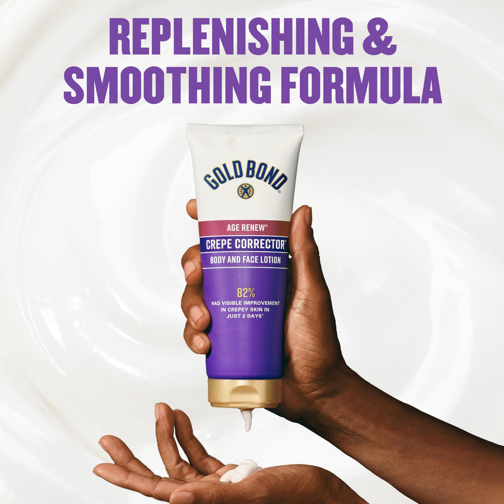 Gold Bond day and night tubes side by side, convenient travel-friendly regimen benefit