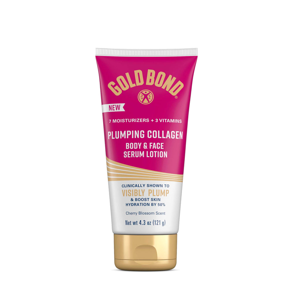 Gold Bond front packaging showing bottle and product benefit