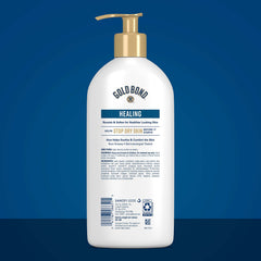 Gold Bond lotion texture close-up illustrating quick absorption