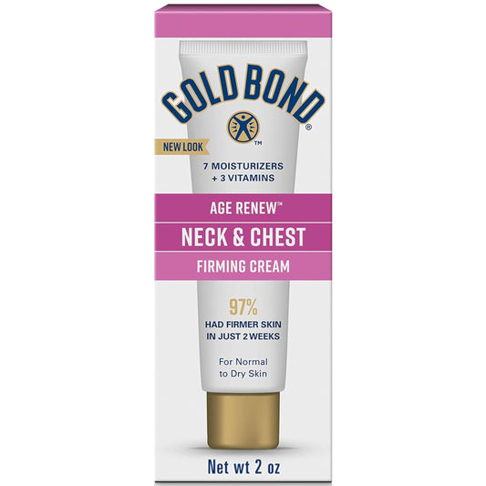 Gold Bond front packaging showing 2-ounce firming cream for targeted hydration
