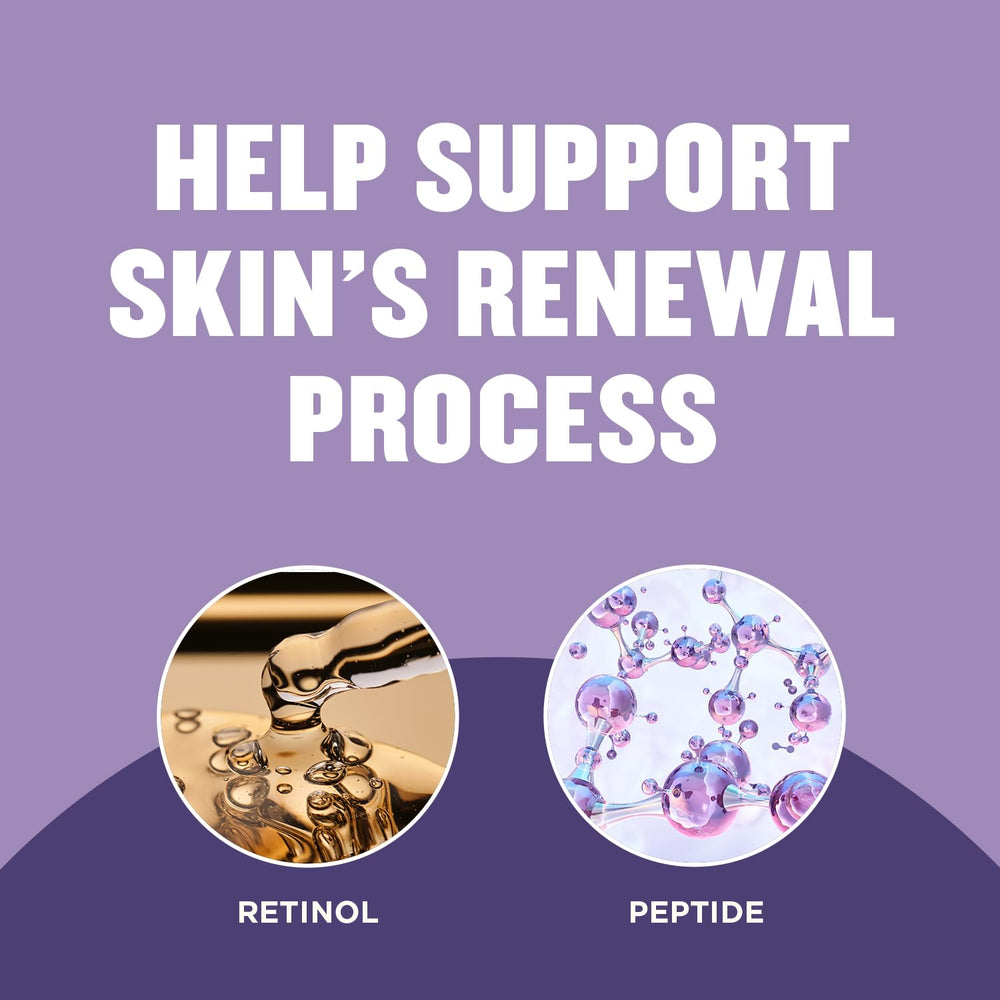 Gold Bond spreading retinol lotion on arm for firmer-looking skin