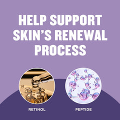 Gold Bond spreading retinol lotion on arm for firmer-looking skin