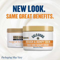 Gold Bond close-up cream texture highlighting rich moisturizing finish and absorption