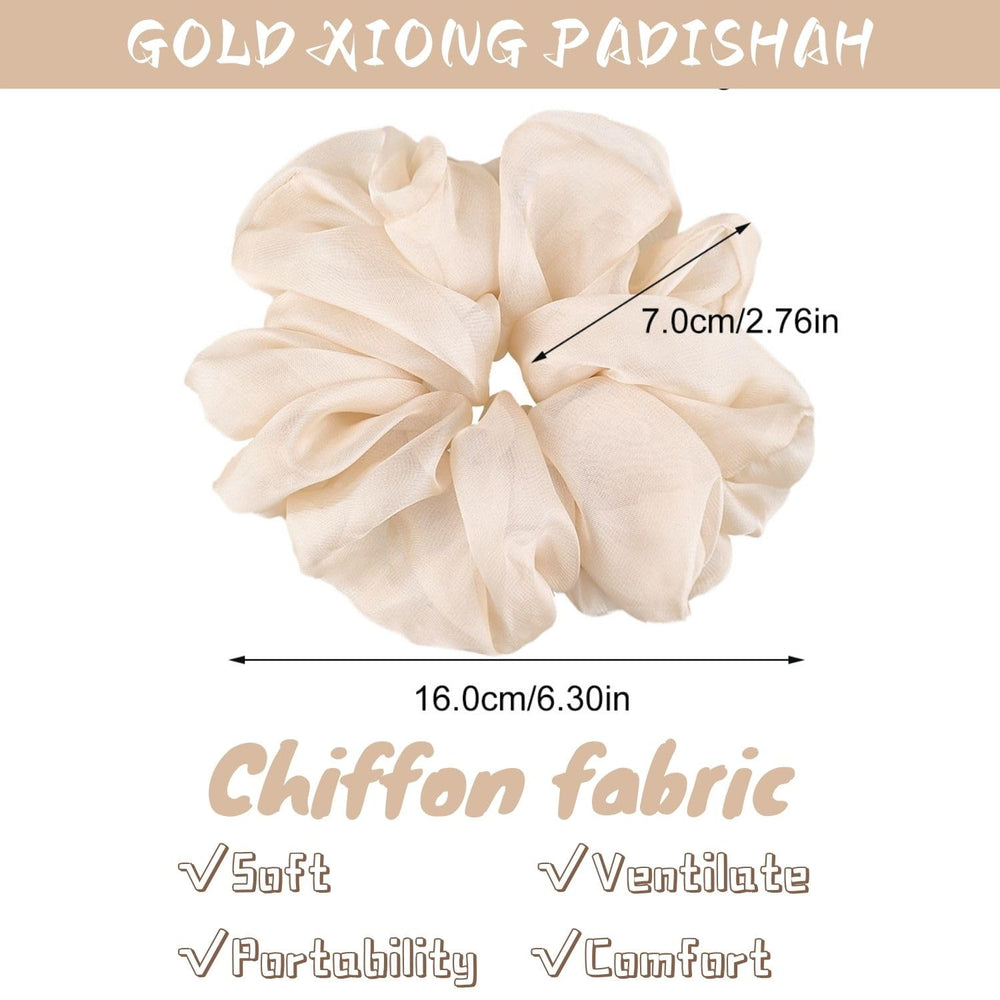 GOLD XIONG PADISHAH chiffon fabric close-up showing smooth texture and gentle grip