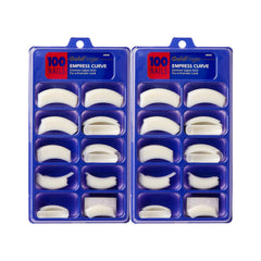 Goldfinger front pack of Empress Curve nails showing quantity and packaging, fast application benefit