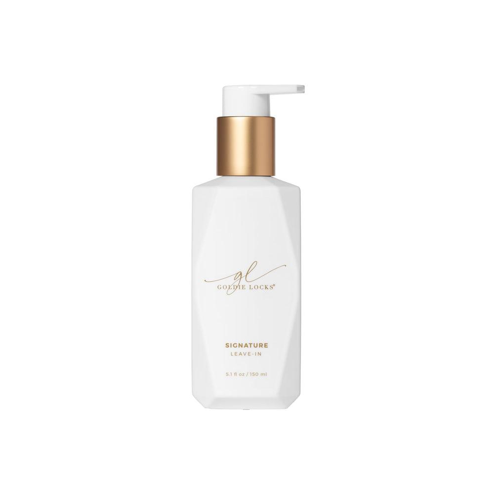 Goldie Locks front packaging showing bottle and brand benefit
