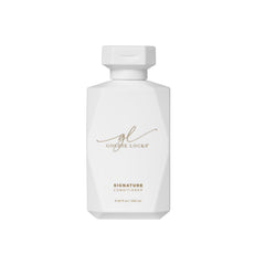 goldie locks front packaging showing conditioner and modern minimalist label benefit: clear product identity