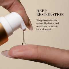Goldie Locks close-up serum drop highlighting lightweight texture benefit