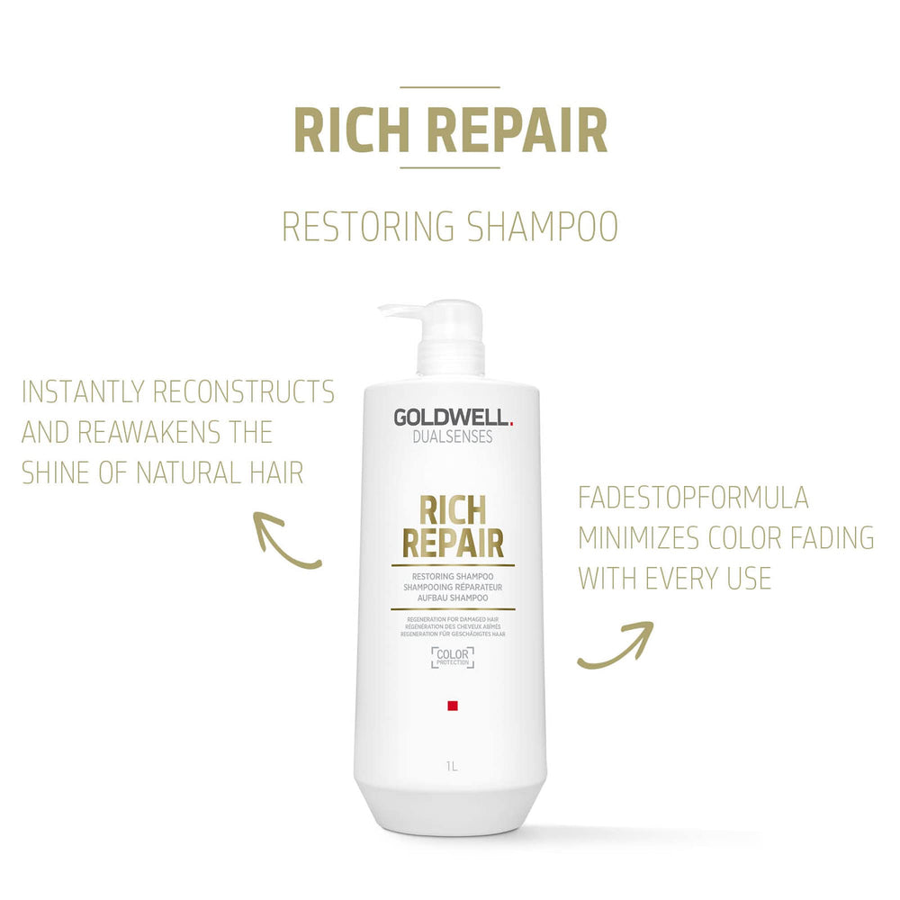 Goldwell back label with ingredients and usage instructions visible