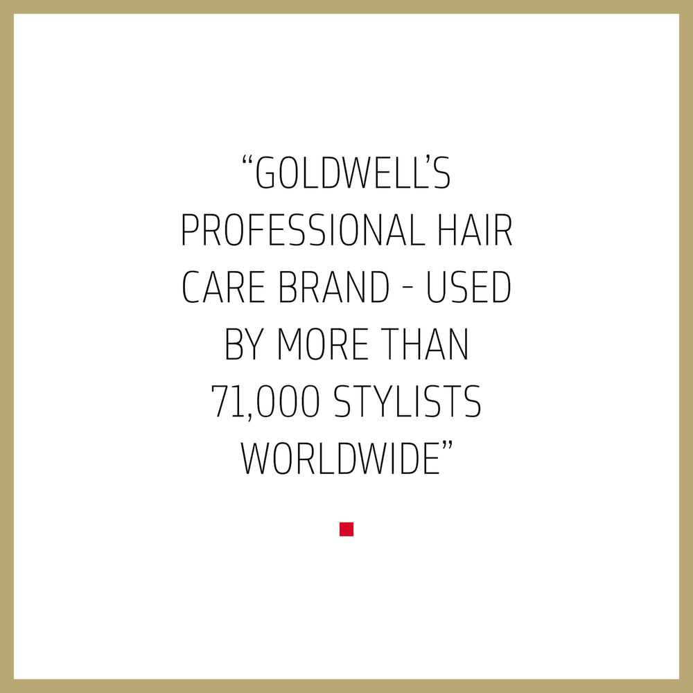 Goldwell shampoo creamy foam texture revealing rich lather benefit