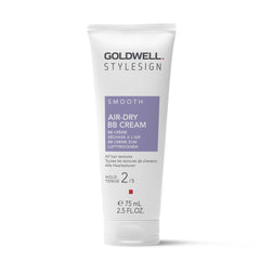 Goldwell front tube showing product name and packaging, smooth styling benefit