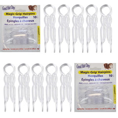 Good Hair Days front packaging of crystal 2.5-inch pins showing pack benefits and quantity