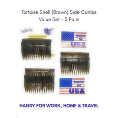 Good Hair Days comb in hand for size comparison and easy portability