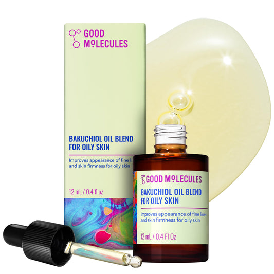 Good Molecules front bottle view showing sleek label and compact size benefit: clear product identity