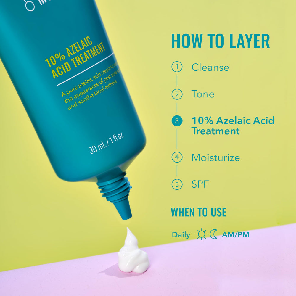 Good Molecules bottle on bathroom shelf showing daily routine compatibility
