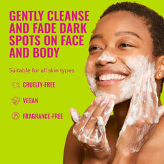 Good Molecules bar lather close-up demonstrating creamy foam and gentle cleanse