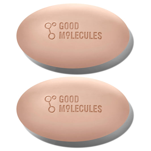 Good Molecules front packaging showing dual bars and benefits