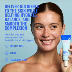 Good Molecules gel texture close-up highlighting lightweight, fast-absorbing feel