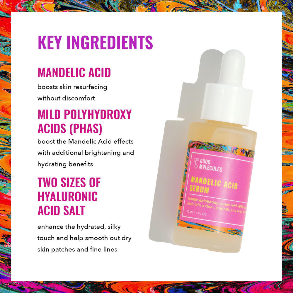 Good Molecules label close-up highlighting active ingredient list
