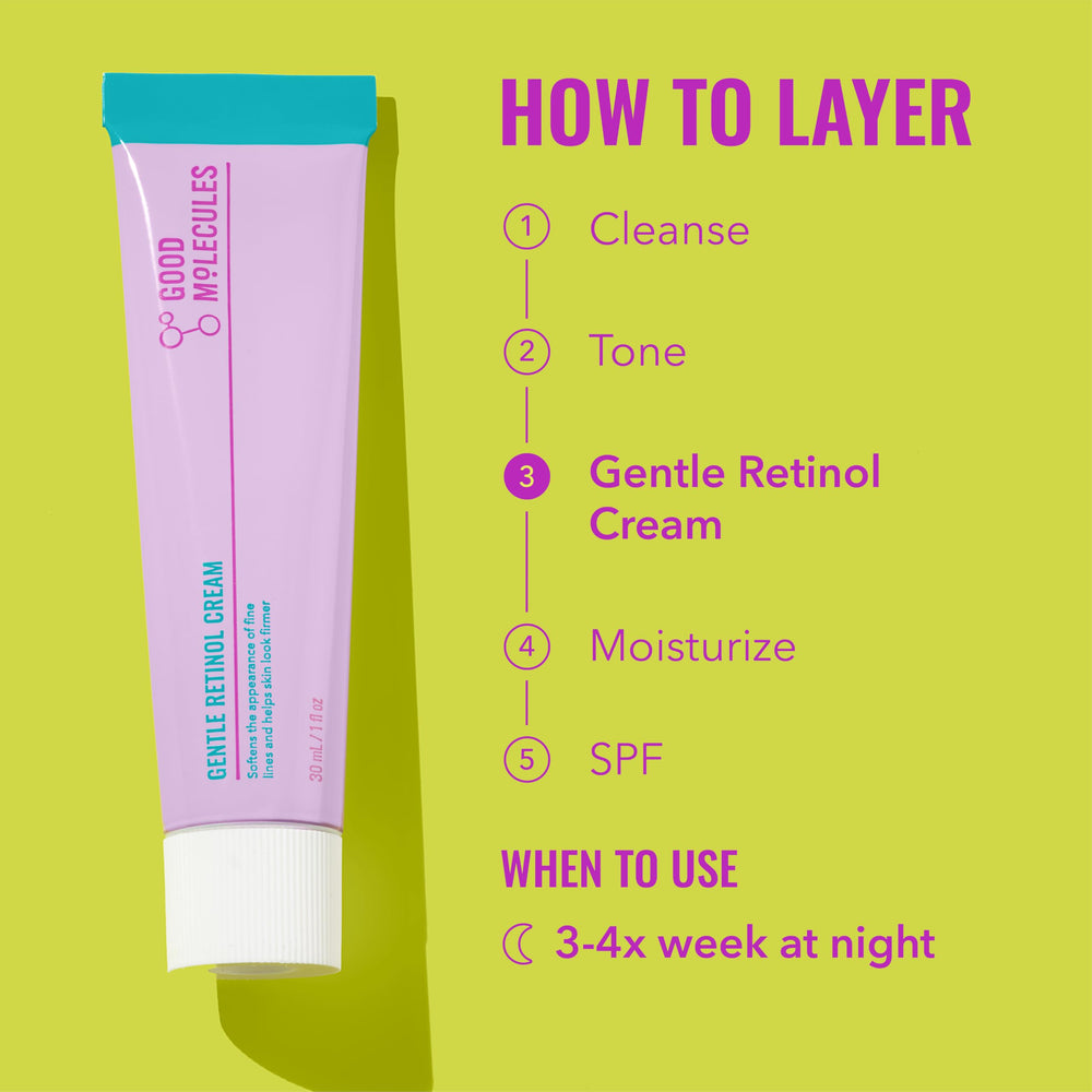 Good Molecules swatch on hand illustrating lightweight absorption benefit