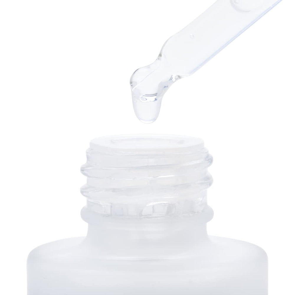 Good Molecules serum on bathroom vanity in lifestyle scene promoting daily ritual