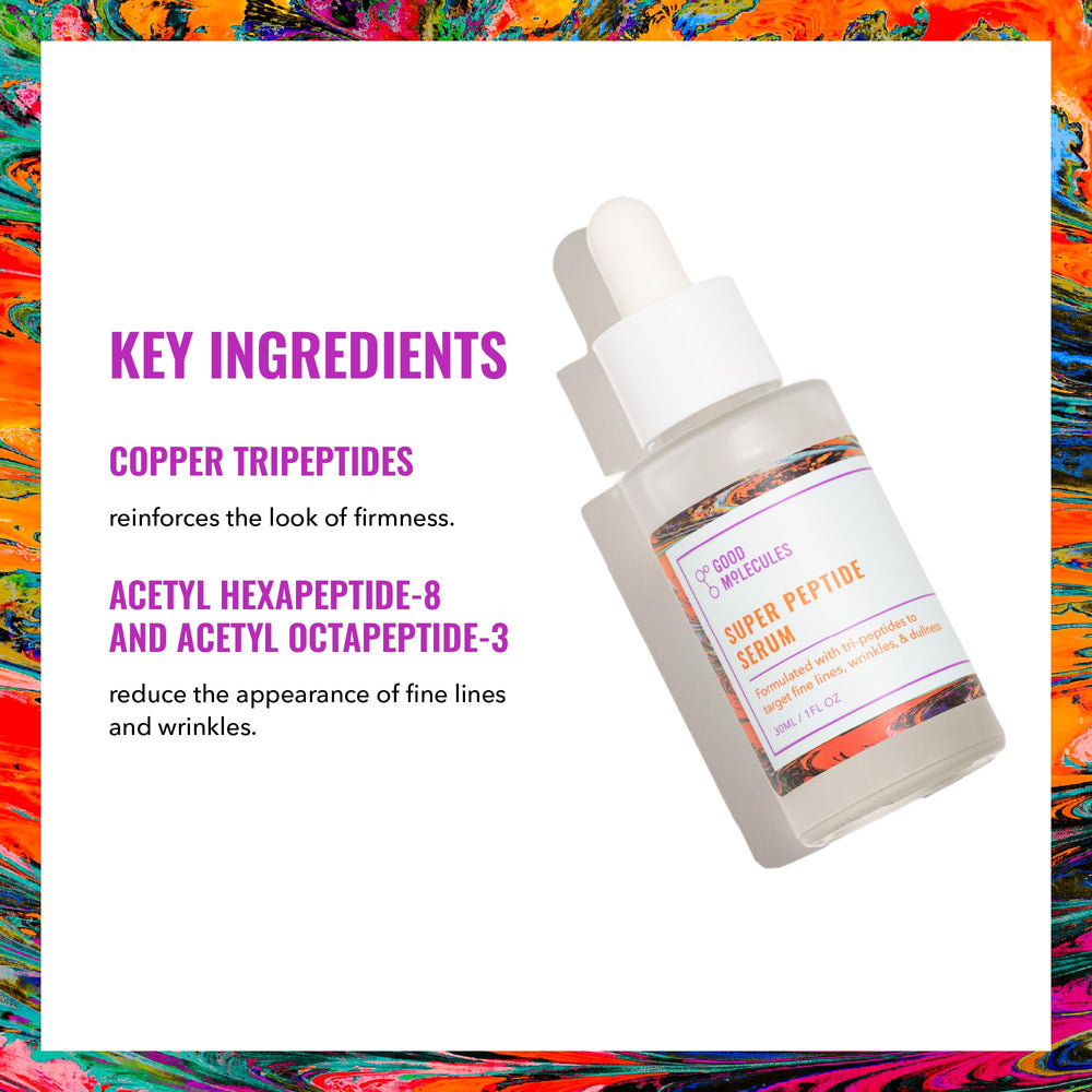 Good Molecules clear gel-like serum texture close-up showing lightweight hydration