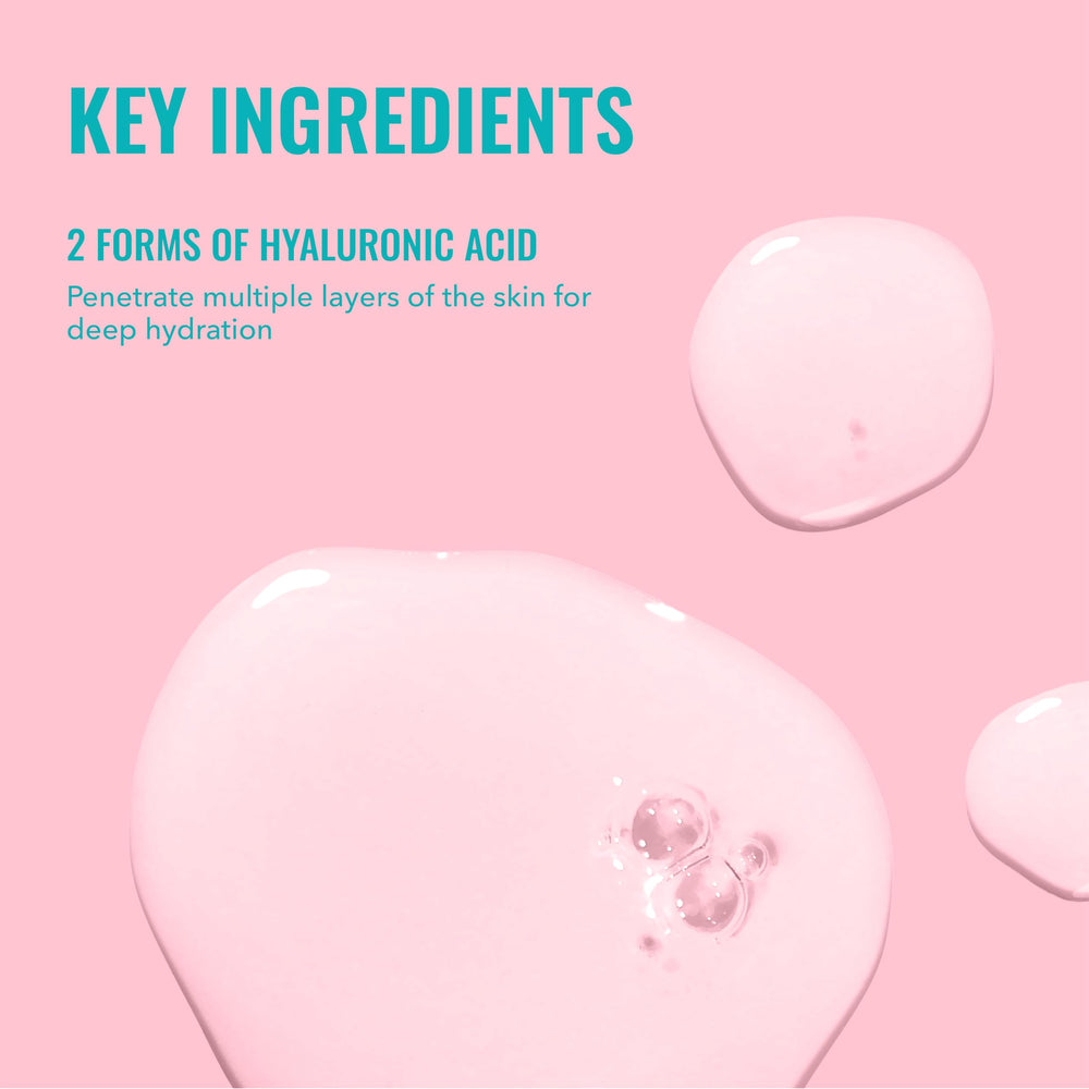 Good Molecules serum texture on skin demonstrating lightweight hydration