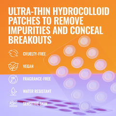 Good Molecules patch invisible under foundation for discreet wear
