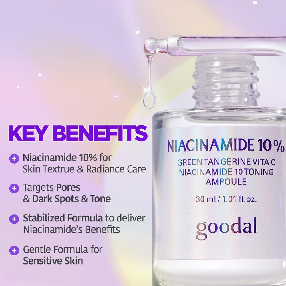 GOODAL 30ml bottle in hand illustrating compact travel-friendly size