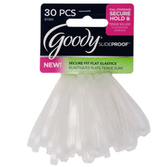 GOODY clear 4mm elastics front pack showing quantity and compact design