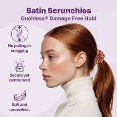goody close-up of satin texture highlighting smooth fabric benefit: reduces frizz