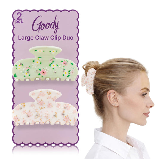 Goody floral front packaging showing designer-inspired pattern and quick styling benefit