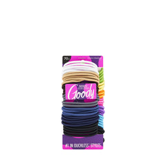 GOODY front packaging showing 70-count neutral and neon elastics for variety