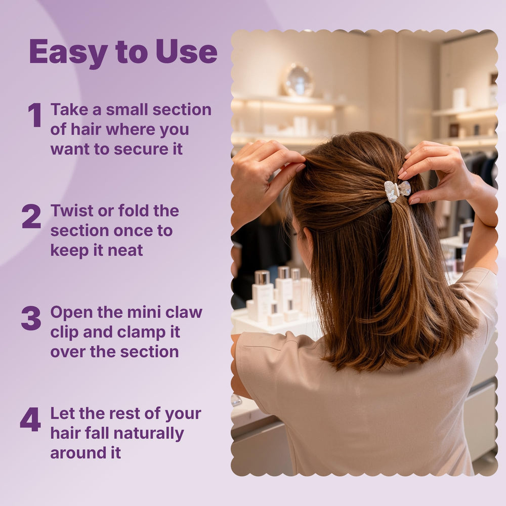 Goody clip inner texture close-up highlighting SlideProof grip for lasting hold