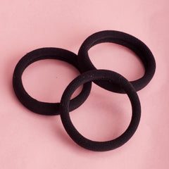 GOODY tied ponytail on thick hair showing all-day no-slip confidence