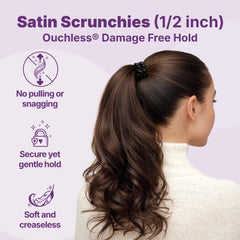 GOODY close-up of satin texture highlighting smooth fabric that reduces friction