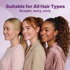 Goody scrunchie in hand to show scale and slim quarter-inch profile benefit