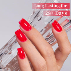 Goolich polish being applied during a manicure showing professional finish