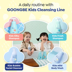 GOONGBE bottles next to ruler showing 10.1 fl.oz and 6.76 oz size