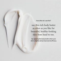 goop body butter being smoothed onto forearm to show absorption benefit