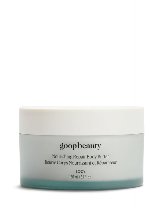 goop body butter front jar showing packaging and luxurious finish