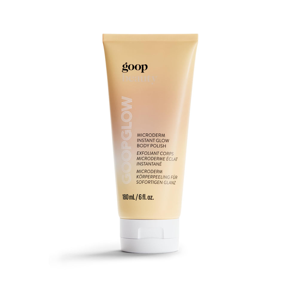goop front bottle showing product and clean design benefiting display