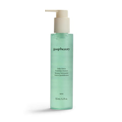 goop cleanser front packaging showing bottle and branding for clear identification and trust