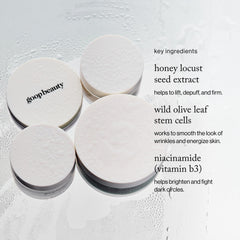 goop milky serum drop on finger highlighting hydration and nourishing feel