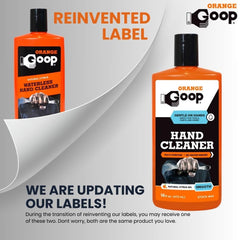 GOOP flip-top cap detail for easy one-handed dispensing