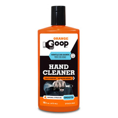 GOOP orange bottle front packaging showing product and benefits