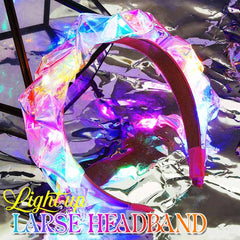 GORTIN holographic texture close-up reflecting rainbow colors for dazzling effect